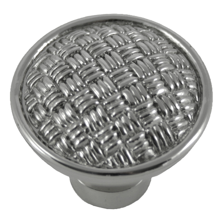 MNG 1 1/4" Rattan Knob, Polished Nickel 14514